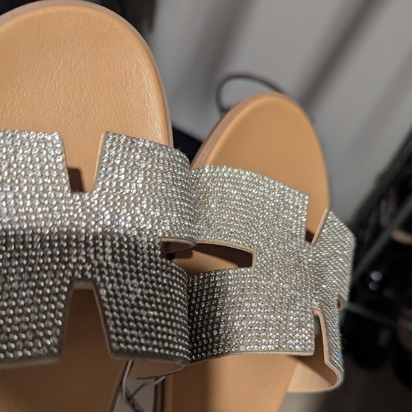 Rhinestone Sandals - Picture 1 of 9